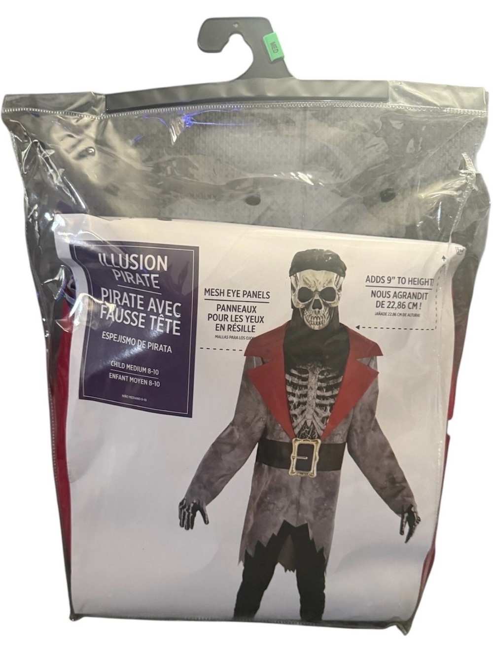Illusion Pirate Costume M 8-10